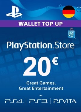 PlayStation Store Guthaben 20€ PlayStation Store Guthaben 20€ Key