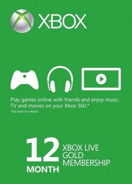 XBOX Live Gold 12 Monate XBOX Live Gold 12 Monate Key