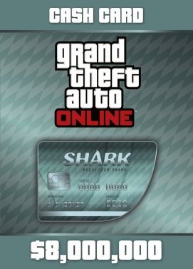GTA Online Megalodon Shark Cash Card Key