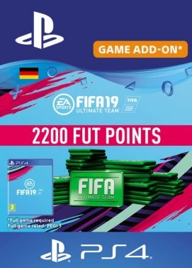 FIFA 19 2200 FUT Points PS4 FIFA 19 2200 FUT Points PS4 Key